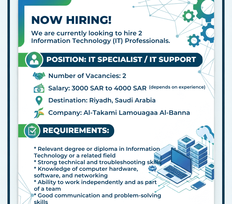 IT Specialist/ IT Support